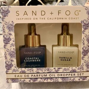 Coastal Cashmere & Vanilla Sugar Fragrance Oil Set – Blue & Cream (2 pcs)